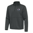 thumbnail image 2 of Men's Antigua Silver Colorado Avalanche Twist Quarter-Zip Pullover Jacket, 2 of 3
