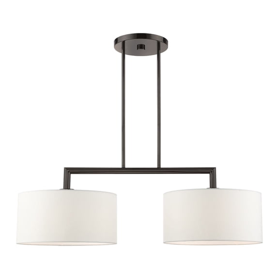 Livex Lighting - Meridian - 2 Light Linear Chandelier in Modern Style - 14