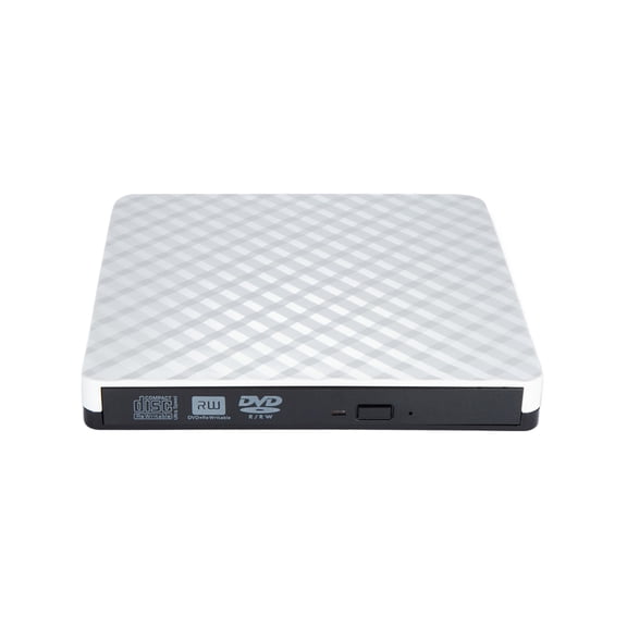 Matsuzay Reproductor VCD portátil de lectura de datos DVD para instalación de coche, sistema de instalación, reproductores de Dcd para el Cables de audio/vídeo blanco