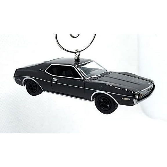 Christmas Ornament for 1973 AMC Javelin Black