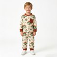 thumbnail image 2 of mgoYE Toddler Boy Clothes Dinosaur Long Sleeve Sweatshirt Jogger Pants Casual Sweatsuit Set Newborn Fall Winter Outfits, 2 of 5