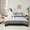 Grey White, variant on Feelyou Bohemian Aztec Women Bedding Comforter Set 7pcs, Vintage Bohemian Mandala Queen Bedding Sets, Grey White Triangle Polkadot Reversible Queen Sheet Sets, Lightweight Room Decor
