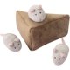 thumbnail image 5 of Juguete chirriante para perros, rompecabezas interactivo de escondite duradero y grande, juguetes para perros medianos y pequeños, mascotas, juguete para perros de Halloween y Navidad, 5 of 5