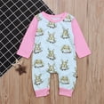 thumbnail image 4 of Mrzhqd Toddler Girls Bodysuits Print Outfits Months Boys Bunny Romper Jumpsuit Rabbit 1Pieces Girls 018 Playsuit Clothes Easter Baby Girls Romper&Jumpsuit For 12-18 Months, 4 of 9
