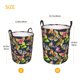 thumbnail image 3 of Balery Butterfly Wild Insect Cesta de ropa redonda con asas, impermeable, independiente, para ropa, juguetes, dormitorio y familia-Small, 3 of 6