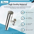 thumbnail image 3 of MARINE CITY 316 Stainless Steel Water and Rust Resistant Adjustable Clamp-On Rod Holder for Boats  Yachts  Marines  Ships Pack of 2, 3 of 7