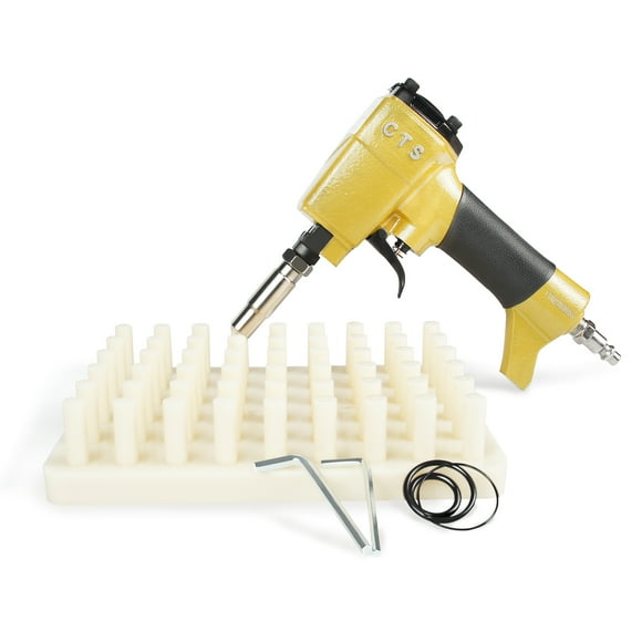 1170 Pneumatic Upholstery Tacks Stapler, Diameter 29/64'' (11.7mm), Decorative Air Finish Nailer for Furniture Thumbtacks Tools