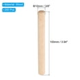 thumbnail image 2 of Uxcell 3/8 Wooden Dowel Pins,200 Pcs M10x100mm Wood Dowel Pins Hardwood Pegs Fluted Groove Easy Insertion for Craft Furniture, 2 of 6