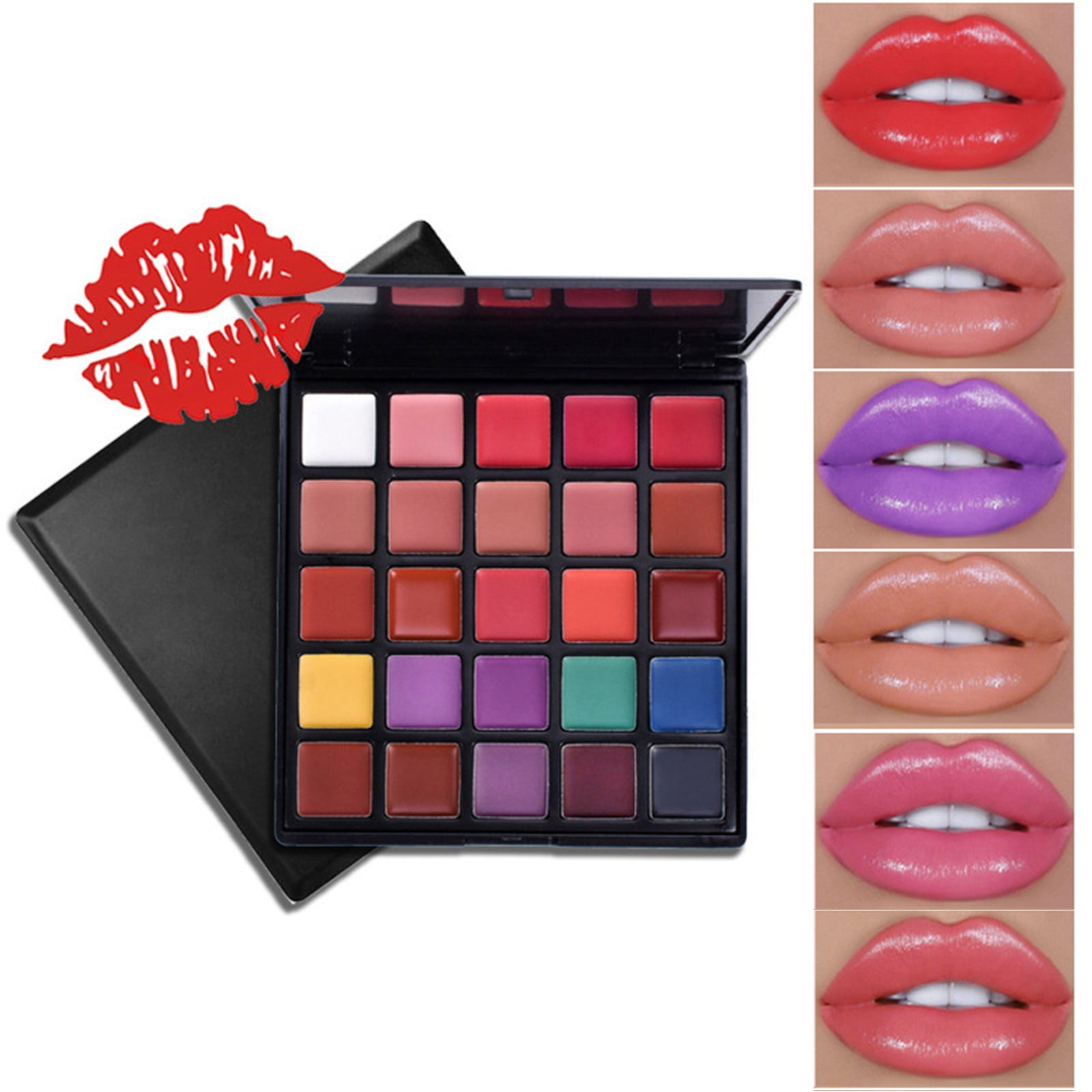 Lip Color Palettes丨25 Color Lipstick Palettes Professionals丨Multi Shade