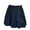 Black-02, variant on REALiKUN Women's Plus Size Denim Bermuda Shorts, Drawstring Elastic Waist Straight Leg Jean Shorts with Pockets