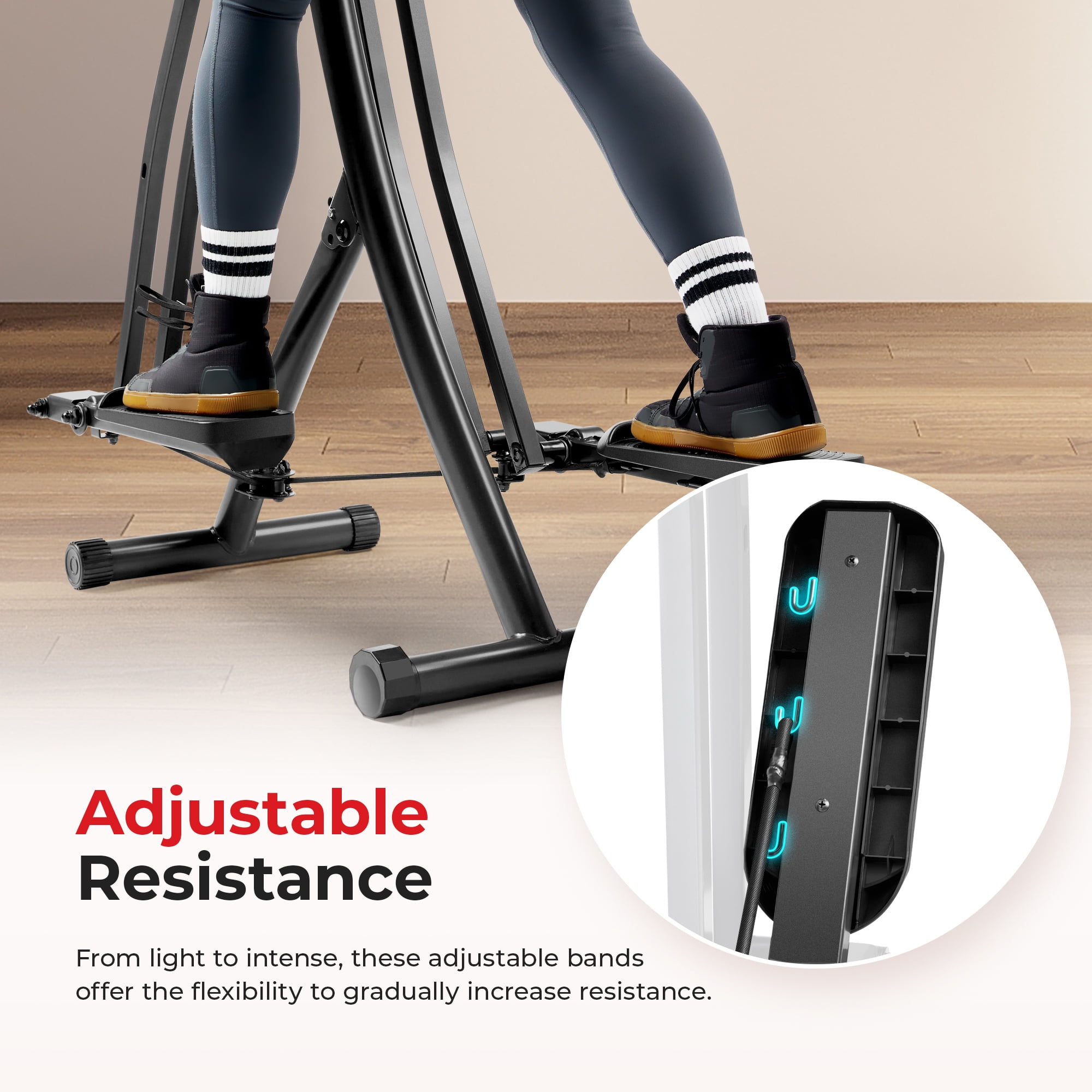 Sunny Health & Fitness Smart Air Walk Cross Trainer Elliptical Machine