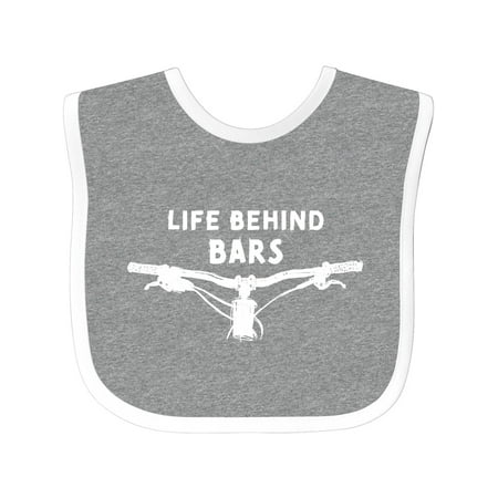 

Inktastic Life Behind Bars Mountain Bike Gift Baby Boy or Baby Girl Bib
