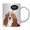 Basset Hound Custom, variant on CTDream Personalized 11oz. Dog Coffee Mug Gift, Brown Labrador Retriever Up Close, 1-Pack, Custom Name, Pet Animal Lover Birthday Christmas Gift for Her Family