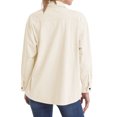 thumbnail image 3 of Fantaslook Women Corduroy Shirts Shacket Jacket Casual Long Sleeve Button Down Blouses Tops, 3 of 8