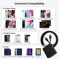 thumbnail image 6 of 45W Super Fast Type C Charger,2Pack USB C Wall Charging Block Plug Adapter with 6ft&10ft Android Phone Charger Cable for Samsung Galaxy S24 Ultra/S24/S24+/S23 Ultra/S23/S22/S21, 6 of 7