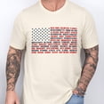 thumbnail image 4 of FLAGWIX USA Flag State Names T-shirt Patriotic 4th of July US Independence Day T-Shirt MLN3220TS T-shirt Gift for Dad, Grandpa,..., 4 of 6