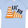 thumbnail image 4 of Inktastic Lil Sis with Construction Cones Girls Baby Bodysuit, 4 of 5