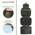 thumbnail image 2 of Neceser Maliton Travel para hombre impermeable (verde oliva), 2 of 7