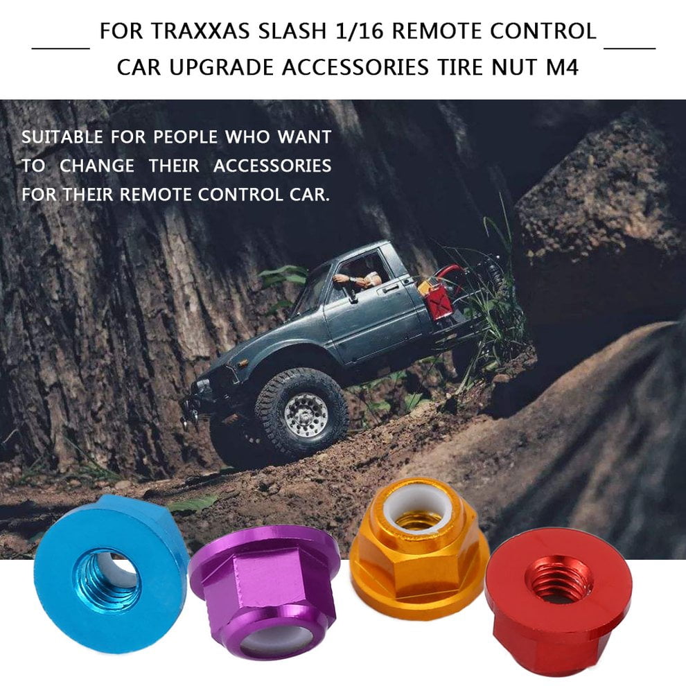 traxxas slash wheel nut size