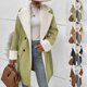 thumbnail image 1 of 2025 Chaqueta de manga larga para mujer, holgada, cálida, con forro polar, para invierno, 1 of 5