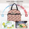 thumbnail image 5 of Xecao Dachshund Couple Print Insulated Lunch Box, Lunch Cags Lunch Bag Featuring An Adjustable Shoulder Strap, 5 of 5
