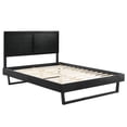thumbnail image 4 of Modway Marlee Wood Frame Queen Platform Bed with Angular Frame in Black, 4 of 10