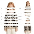 thumbnail image 4 of EnJoCho Kid Girls Leopard Knit Cardigan Cute Long Sleeve Open Front 𝖲hrug Sweater Toddler Lightweight Button Down Jacket Girls Knit Cardigan Sweater Back-To-School, 4 of 5