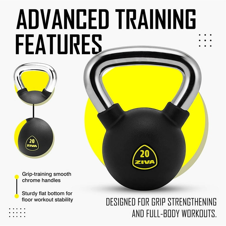 Ziva Performance 10 lb Kettlebell, Weight, Home Gym