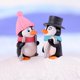 thumbnail image 3 of Adornos de Pingüino de Resina 4 Piezas Decoraciones Interiores de Paisaje de Gloria Micro Landscape Decoration, 3 of 9