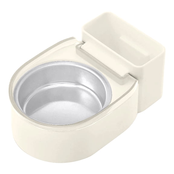 YCCMML Toilet Water Bowl for Cats & Dogs, Automatic Pet Water Dispenser with Wide Shallow Basin