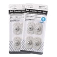 thumbnail image 3 of Zootealy 8 Pcs Paste Type Universal Pulley, Rotation à 360 Degrés, Poulies Universelles, Type Boule, Boîte de Rangement pour Lit, Roue Universelle, Mini Roulettes Auto-Adhésives Mignonnes en Plastique Solide, 3 of 6
