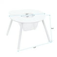 thumbnail image 2 of Kumix Children's panel table with 4 chairs, White, 2 of 7
