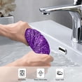 thumbnail image 3 of Balery Purple Glitter Toalla de Microfibra Premium con Estampado – 27.5x16 pulgadas, Alta Absorción, Suave y Aterciopelada, Secado Rápido, 3 of 6