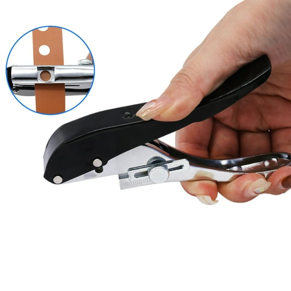 Heavy Duty Hole Puncher, Single Round Hole Puncher Handheld Tool for Cardstock PVC Sheet Wood Veneer Cards 8mm 5/16Inch
