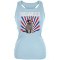 thumbnail image 1 of 4th Of July Meowica America Patriot Cat Juniors Soft Tank Top, 1 of 1