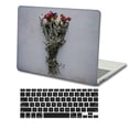 thumbnail image 4 of KSK KAISHEK Hard Case Cover Compatible New MacBook Air 13" with Touch ID USB Type-C + Black Keyboard Cover Model: A1932&A2179&A2337 m1 (Rose series 0346), 4 of 5