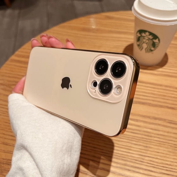 Nueva Funda Original Para Teléfono pc Glass Compatible Con iPhone 11 12 14 13 pro max De Chapado