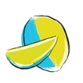 thumbnail image 2 of Seay, Anne 26x26 White Modern Wood Framed Museum Art Print Titled - Lemon, 2 of 4