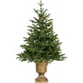 thumbnail image 3 of Fraser Hill Farm 3' Noble Fir Christmas Artificial Tree with Metallic Urn Base, 3 of 10