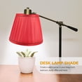 thumbnail image 3 of 1Pack Simple Structure Design Red Cloth Lampshade for Table Lamps 8.7x6.7in, 3 of 8
