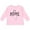 AD-Pink, variant on It's Home- State of Nevada Outline Distressed Text Boys or Girls Long Sleeve Toddler T-Shirt