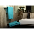 thumbnail image 6 of Hand Towels for Bathroom Highly Absorbent Soft Cotton Towel Aqua Blue Pack of 2, 28x16 Inches, 6 of 7