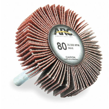 

Arc Abrasives Flap Wheel 2 in Dia 1/2 in W 60 Grit 11260