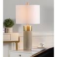 thumbnail image 5 of StyleCraft Signature 28 Pouces 100 Watts Lampe de Table, Laiton Souple/ciment Naturel, 5 of 5