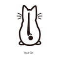 thumbnail image 2 of Maytalsory Reflective Car Stickers Stay Safe And Stylish On Go Funny Dog Moving Tail Decal Vinyl Car Sticker black cat, 2 of 6