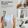 thumbnail image 3 of Metal Magnetic Case for Samsung Galaxy S24 Ultra Sleek Minimalist Protective S23 Ultra Shock Absorption Aerospace Grade Aluminum Shells with Built-in Kickstand, 3 of 9