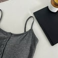 thumbnail image 6 of Shelf Bra Camisoles for Women - Adjustable Spaghetti Strap Tank Tops, Basic Layer (One Size, Longer Length), 6 of 7
