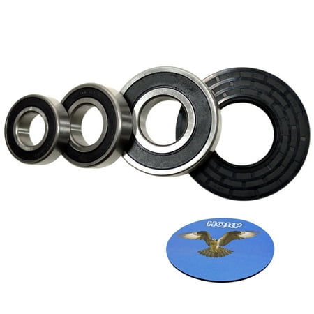 - HQRP Bearing and Seal Kit for GE WCVH6400J0WW WCVH6400J1WW WCVH6400J2WW WCVH6600H0BB WCVH6600H0GG WCVH6600H0MB Front Load Washer Tub + HQRP Coaster