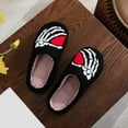 thumbnail image 5 of Gaexia Women's Halloween Themed Cozy Slippers Unisex Comfortable Indoor Outdoor Casual Flat Slides For Couples And Family, 5 of 7
