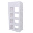 thumbnail image 4 of Zapatero Soporte para zapatos Soporte de almacenamiento de zapatos Suministros para mejoras del hogar 5 niveles Blanco Hueco Zapatero Soporte Estante organizador de ANGGREK Otros, 4 of 7